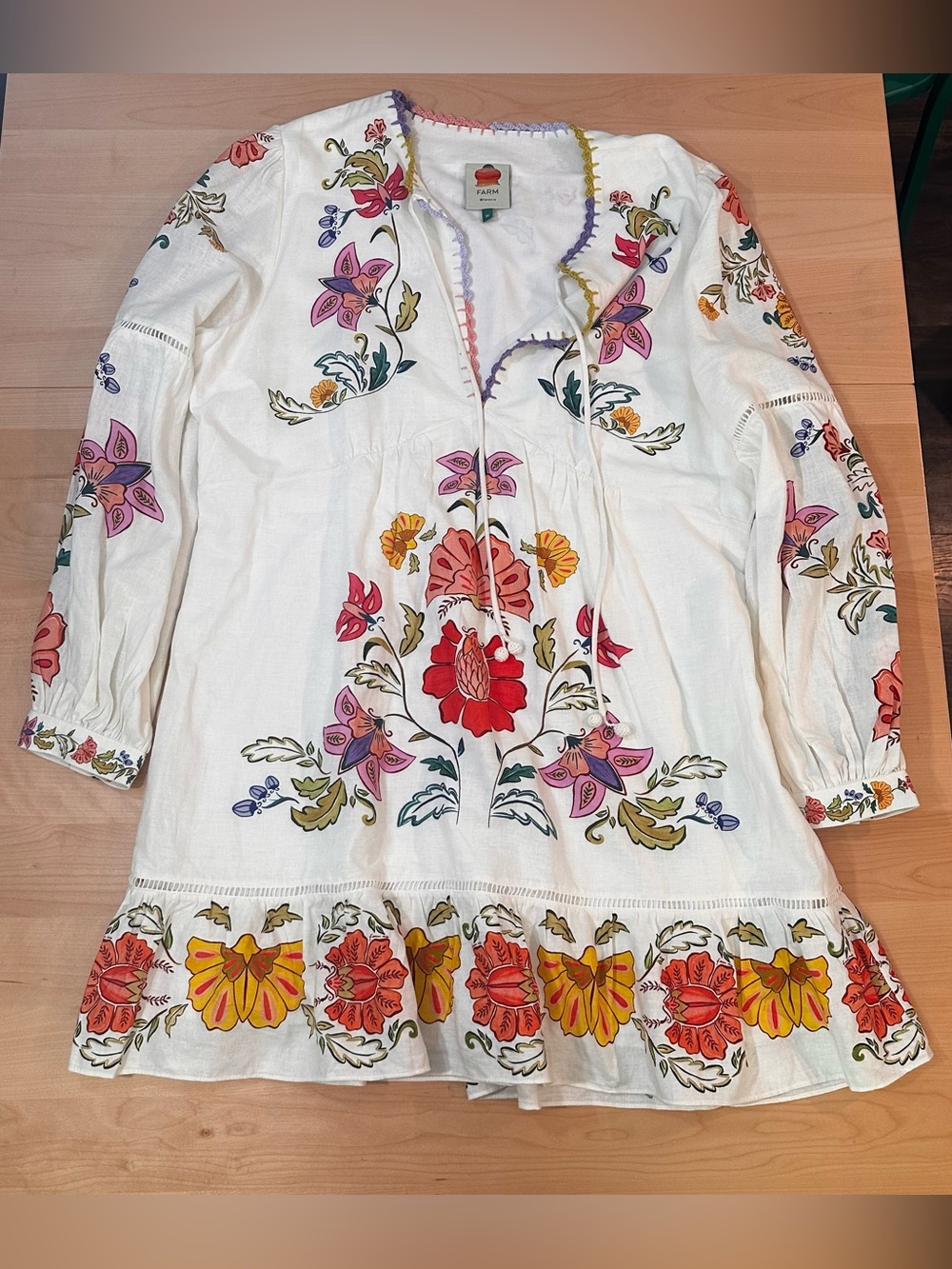 FARM Rio floral insects dress XL